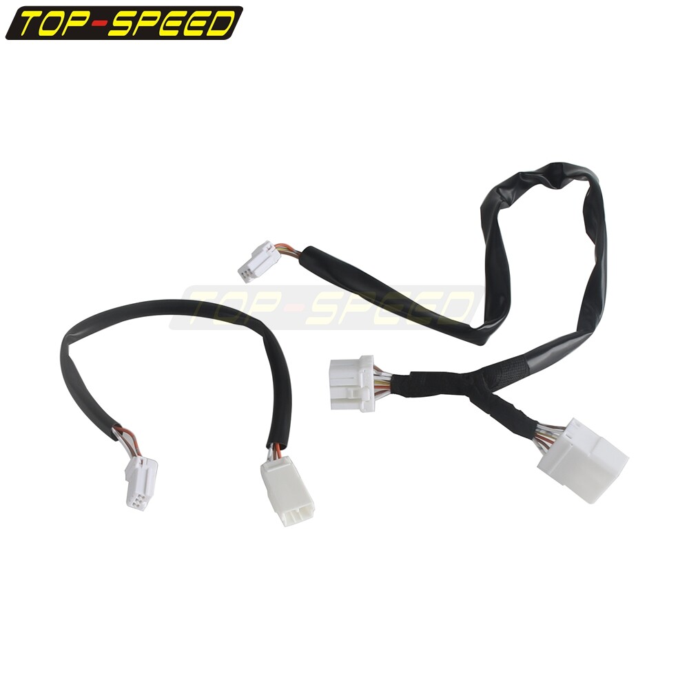 Black Custom Dynamics Quick Disconnect Trunk Pack Wiring For Harley 1997-2013