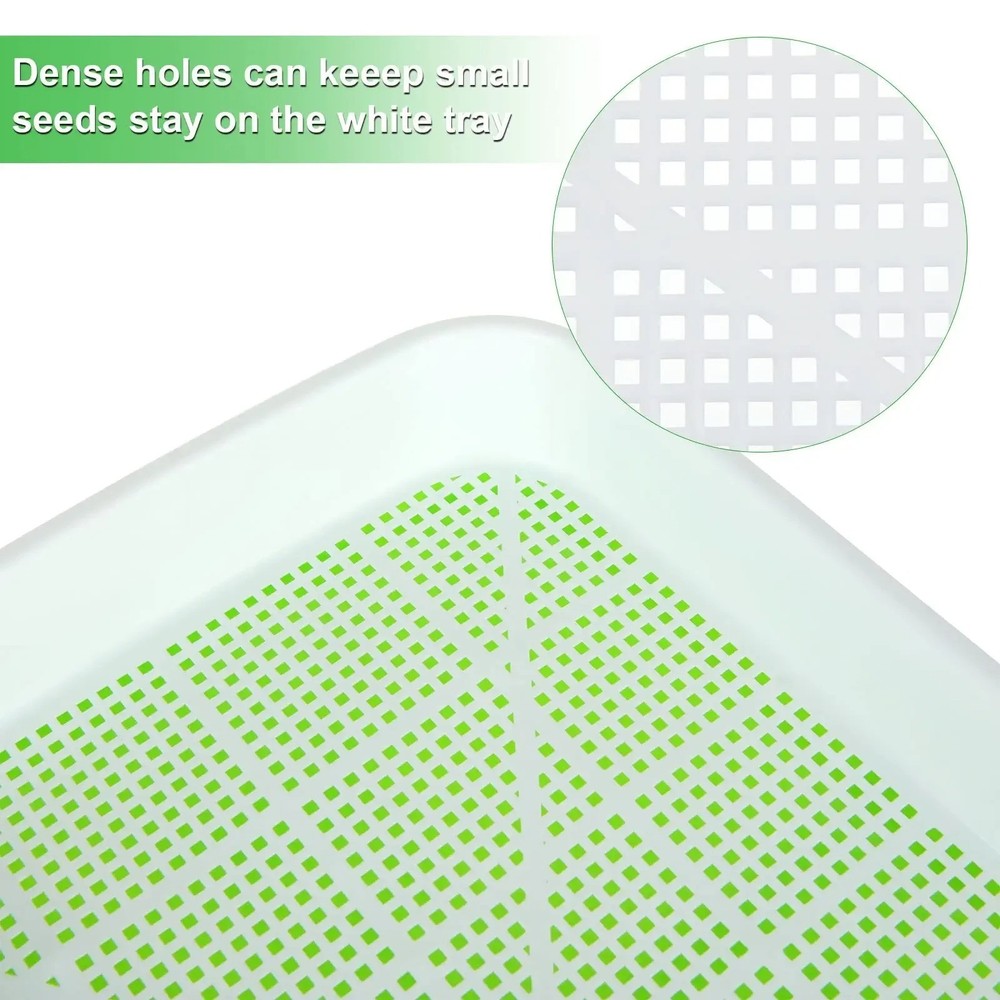 Microgreens Sprouter Tray Hydroponic/Sprouting Tray For Sprout Horticultural