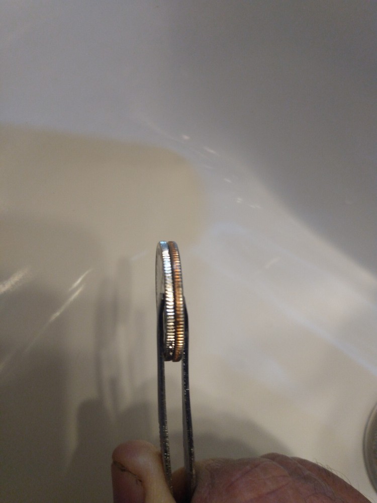 2011 P  Quarter Chickasaw  MINT ERROR. NO COPPER EDGE