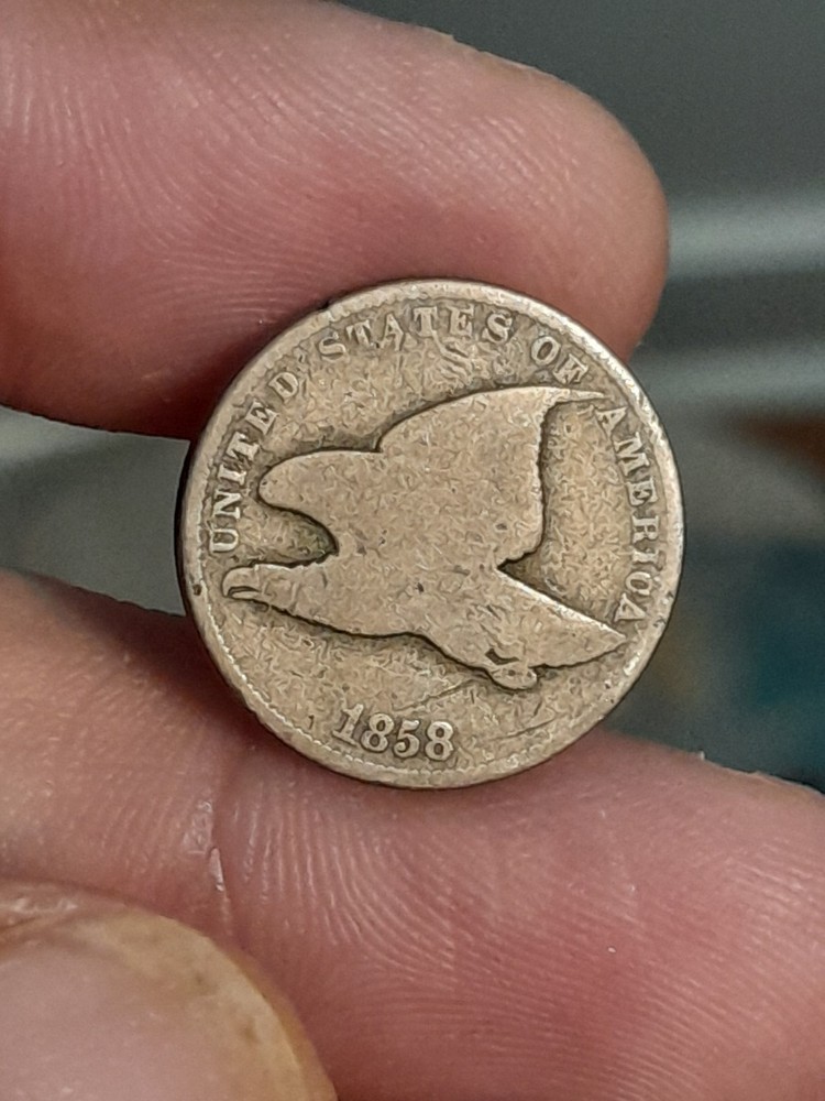 1858 Small Letters Flying Eagle Cent #2