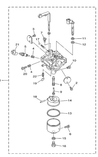 COMPLETE CARBURETOR 1 (MZ-300)