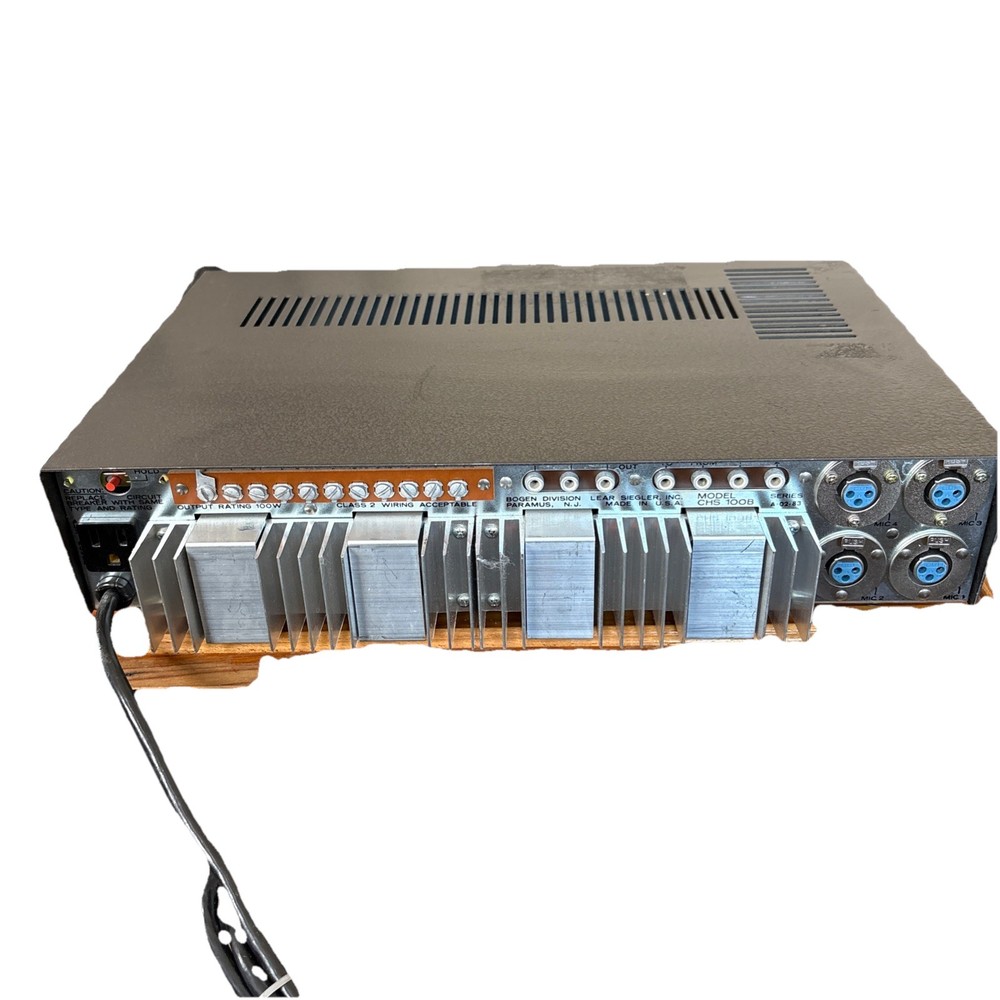 Bogen CHS 100B Commercial Mixer Amplifier