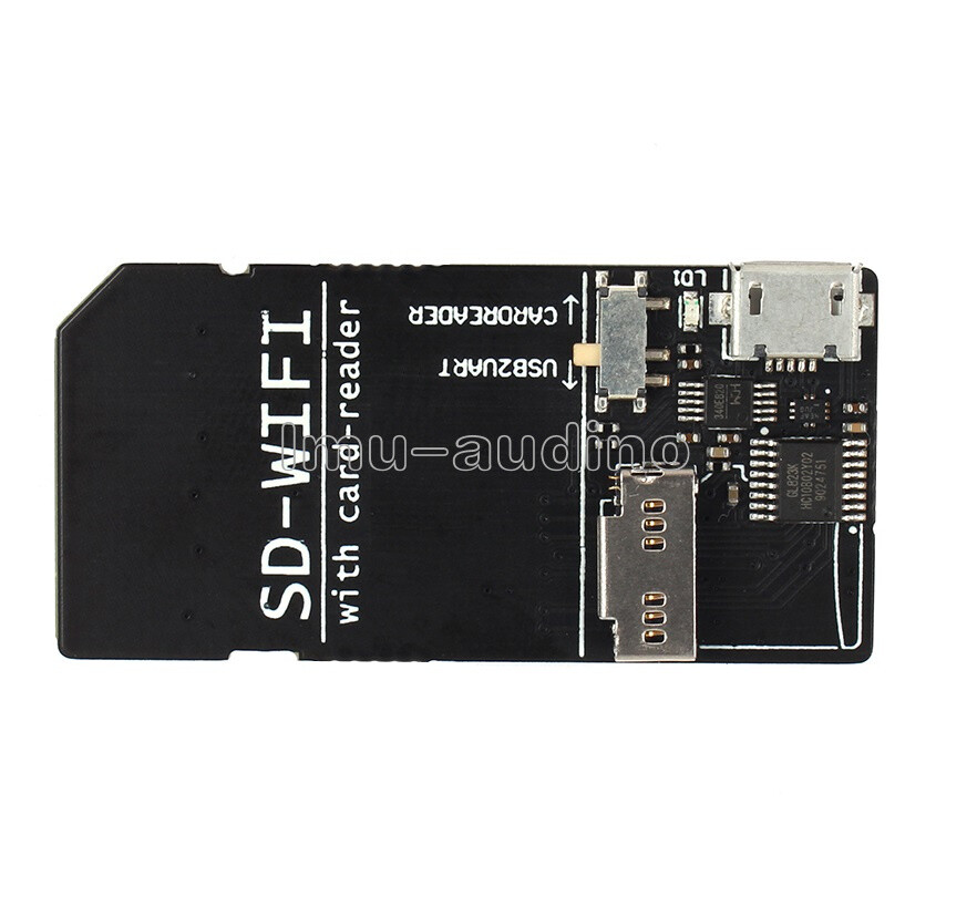 SD-WIFI with Card-Reader Module ESP8266 USB to serial Wireless Transmission