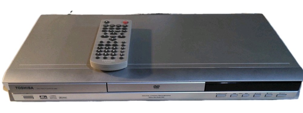 Toshiba SD-3960 DVD Player With Remote - Tested