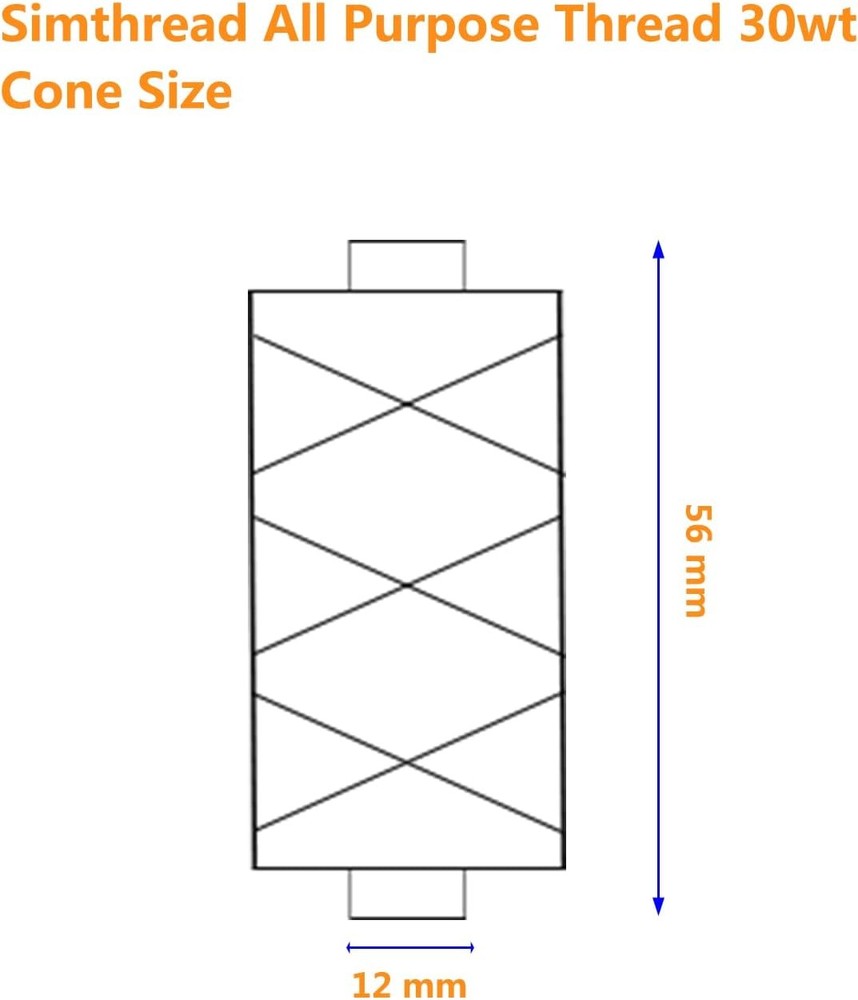 Simthread All Purpose Thread Polyester 400Y - Ginger