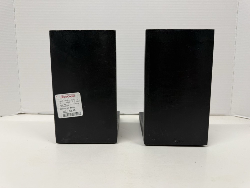 Metal Elephant Bookends