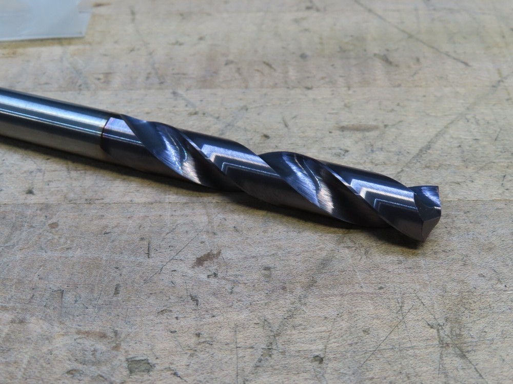 GARR 12.00mm (.4724") solid carbide drill 2fl H/P 5XD AlTiN-based