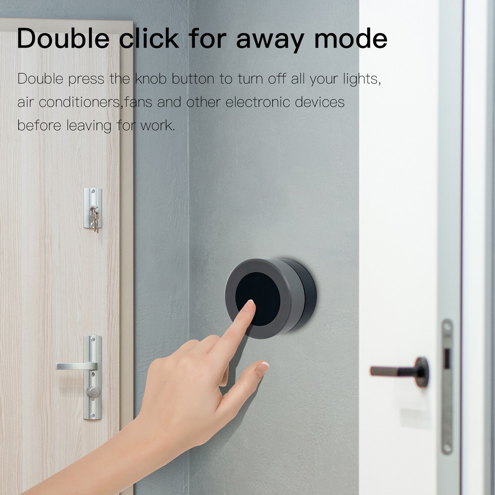 MOES Tuya ZigBee Smart Knob Switch Wireless Scene Switch Button Controller App