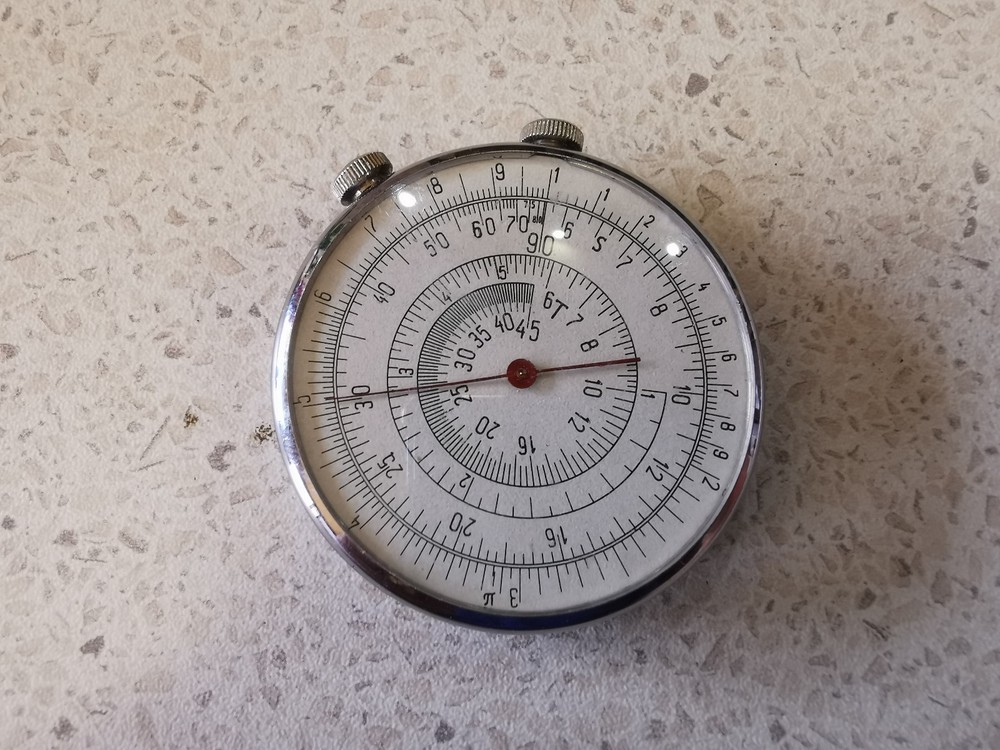 vintage logarithmic ruler