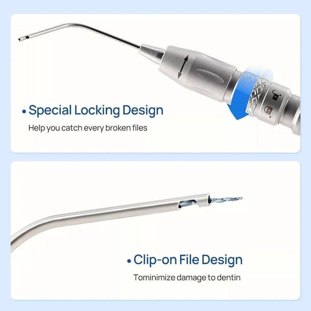 Dental Root Canal File Extractor Endodontic Broken Files Removal System Drills