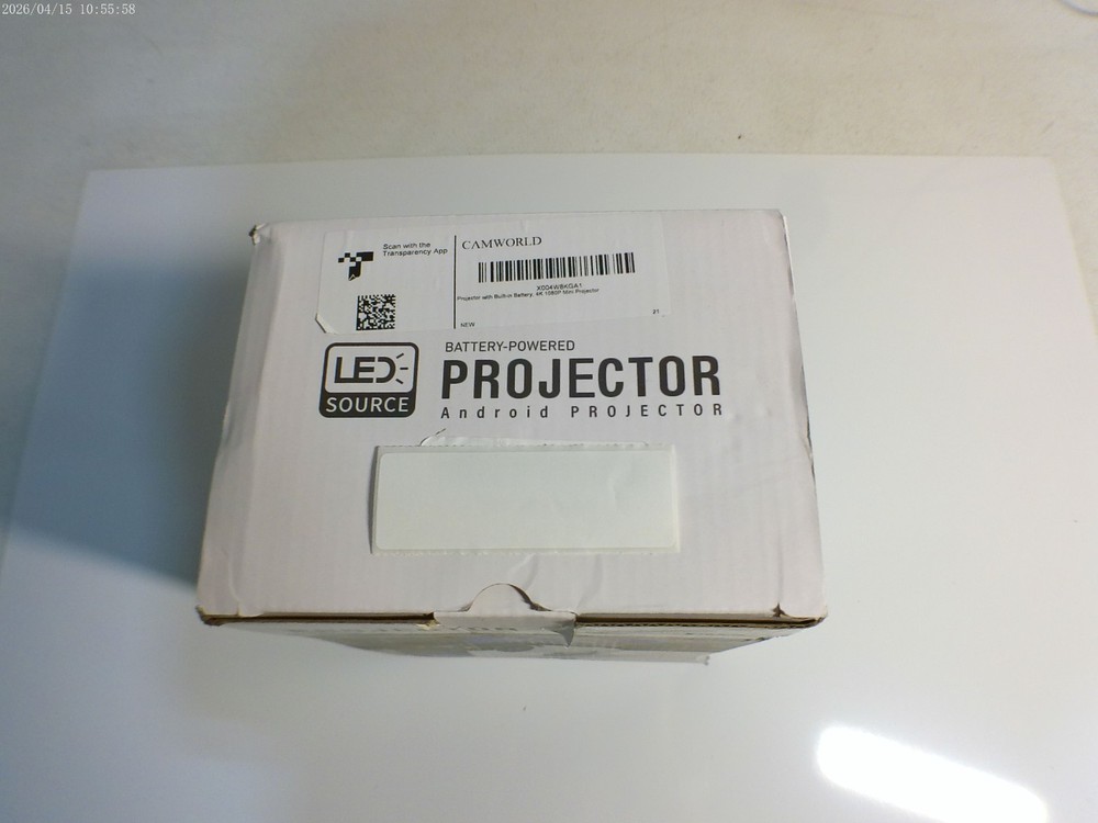 CAMWORLD PROY Battery-Powered Android Projector