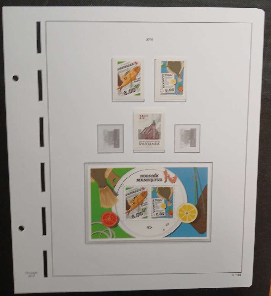 2016 Denmark Year Set On Stender Hingless Pages