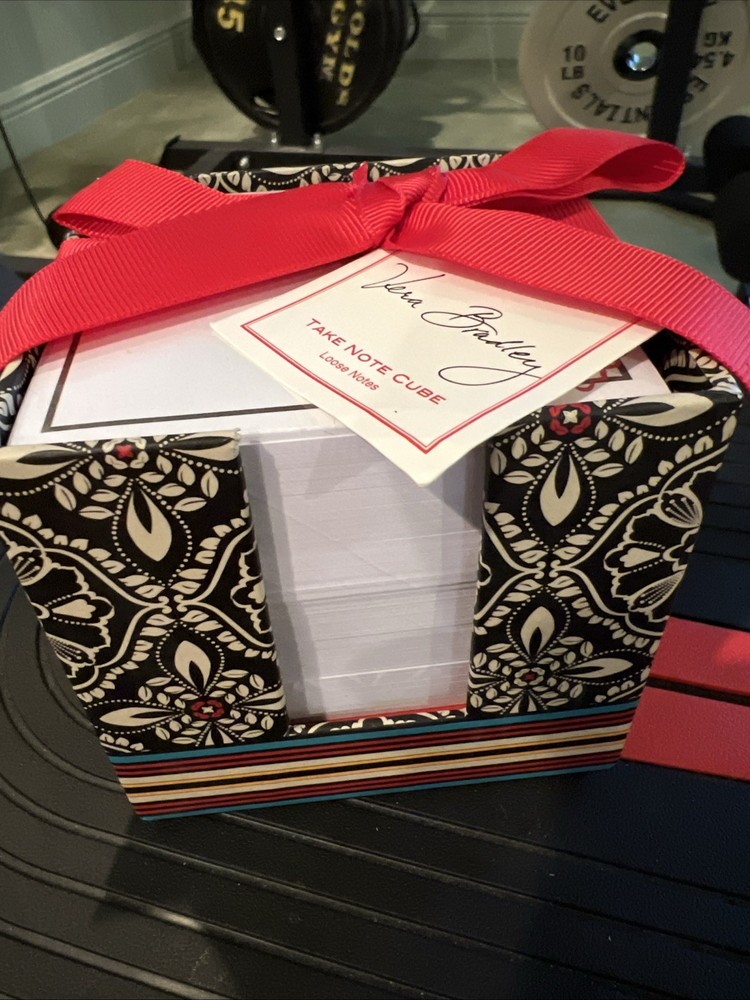 NWT Vera Bradley Take Note Cube~Barcelona
