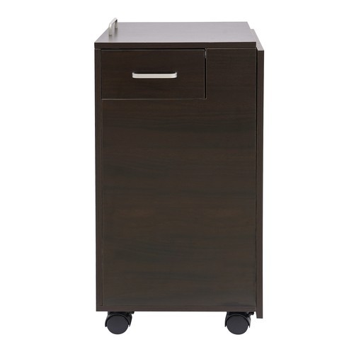 3-Drawers Rectangular Nail Desk Manicure Table Manicure Table Freestand Foldable