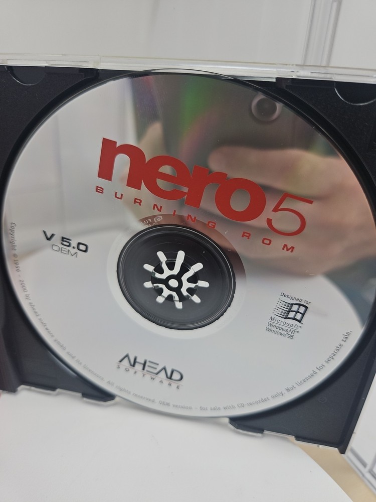 Vintage Nero 5 Burning ROM CD Burning Software - SERIAL # INCLUDED!!!