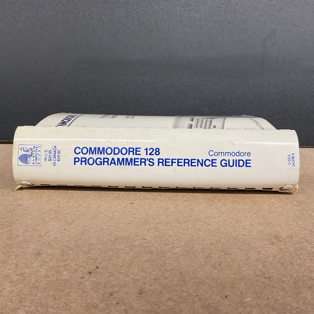 Vintage Commodore 128 Personal Computer Programmer’s Reference Guide 34378-5