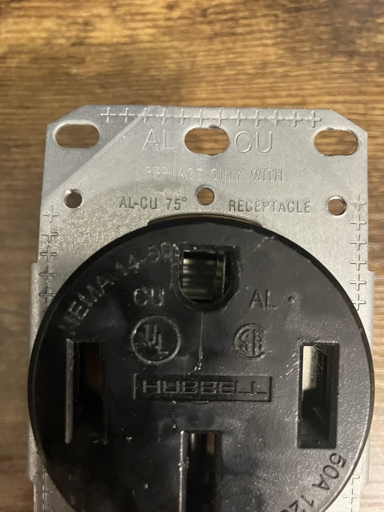 Hubbell AL-CU 75 Receptacle Electric Plug