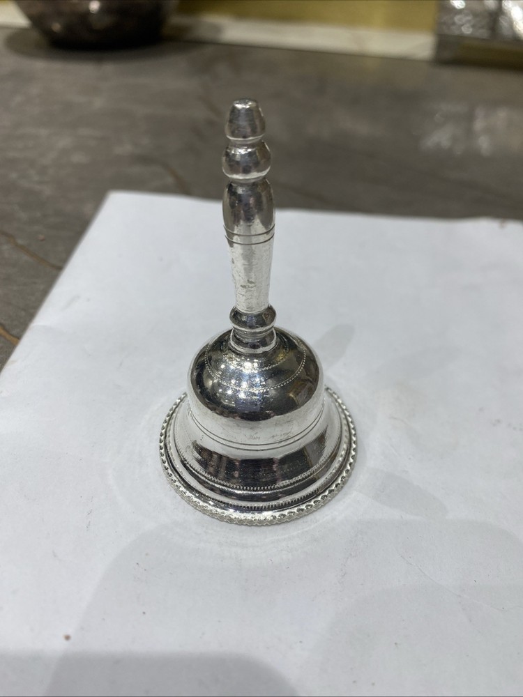80 % Purity Silver Bell 3” 60 Gram Hallmarked