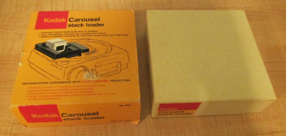 Vintage Kodak Carousel Stack Loader No. B40 Instructions Included Cat 151 4249