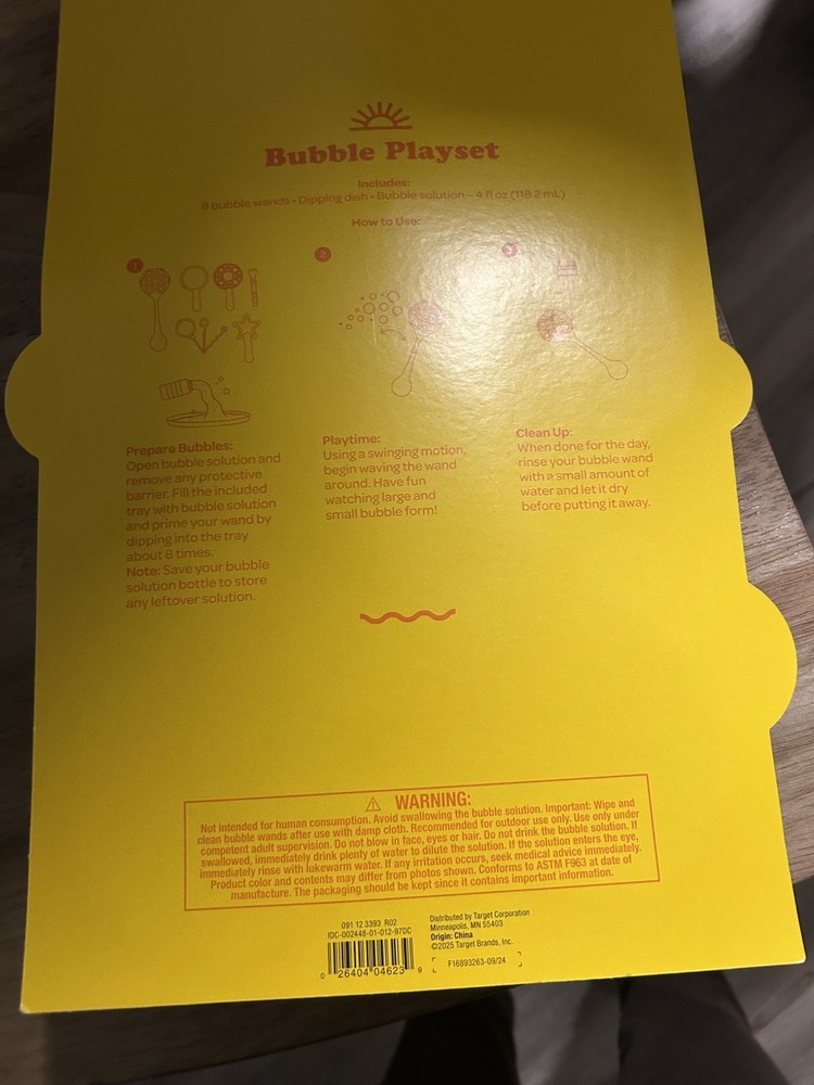 Sun Squad Bubble Playset 10 Pieces