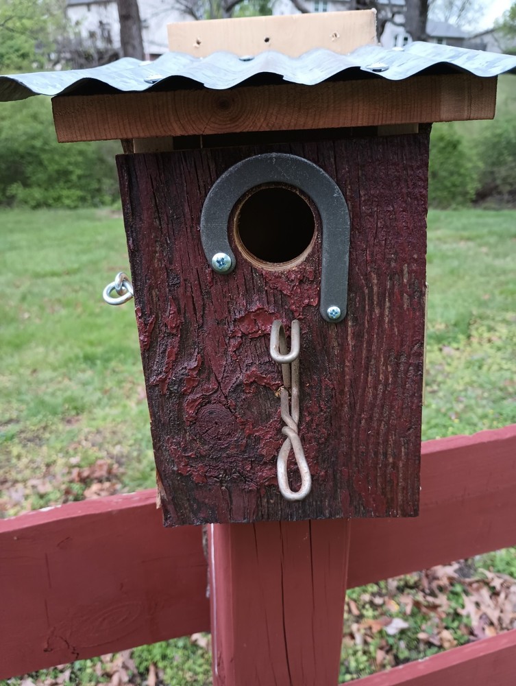 RUSTIC Handmade BIRDHOUSE using recycled/reclaimed material