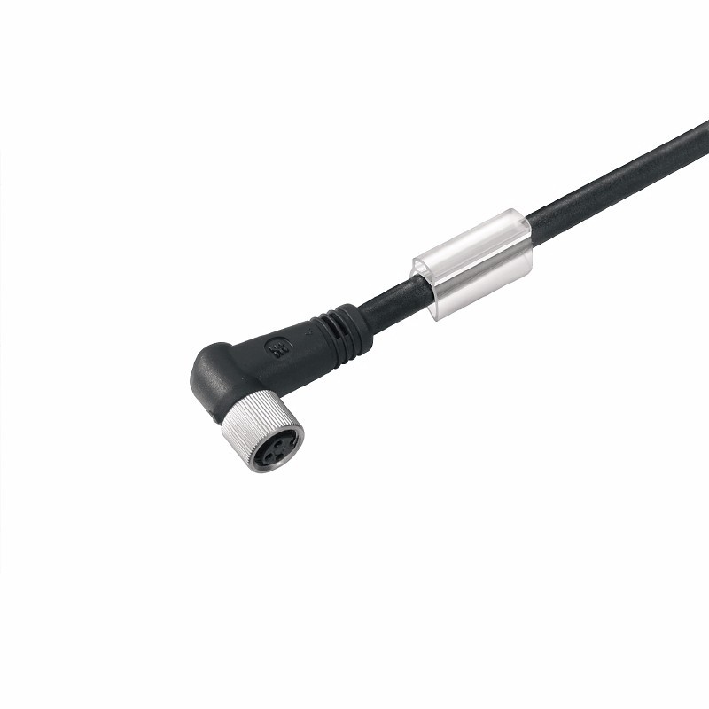 Weidmuller - Sensor/actuator cable, M8, 3 pole, 5 meters, Socket, angled