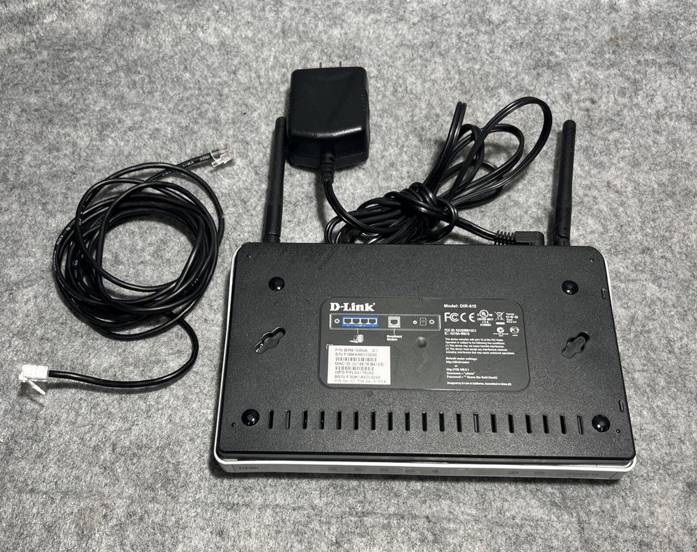 D-Link Model DIR-615 & Adapter 44459 71