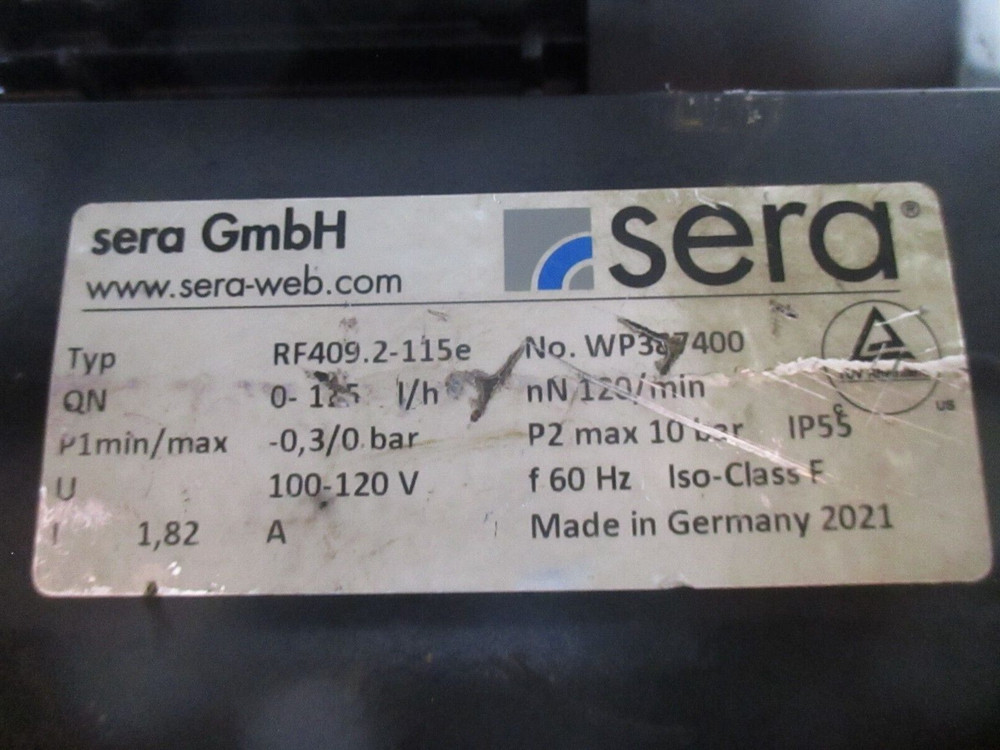 SERA RF409.2-115e Dosing Pump See Pics & Description