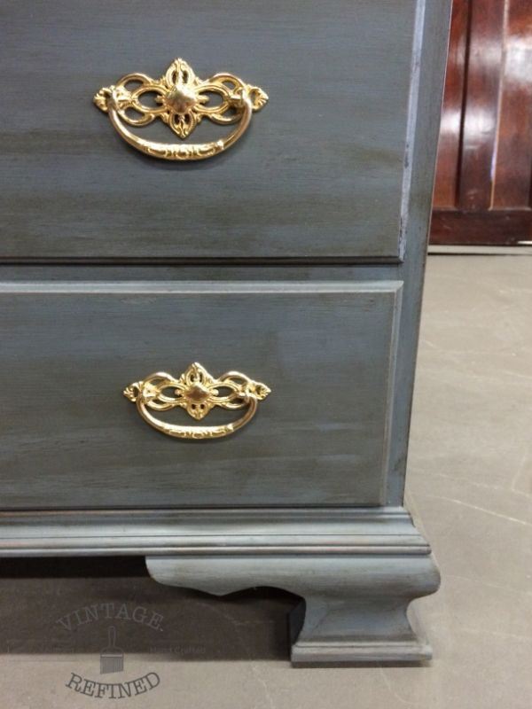 3" Victorian Clover Design Bail Pull Solid Brass