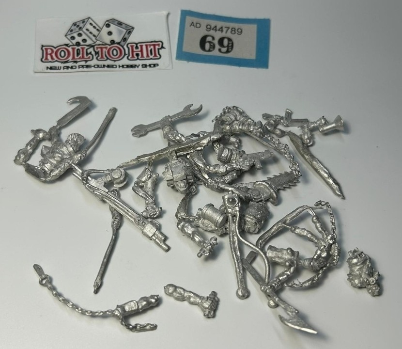 Sci Fi Mech Warriors Bits Pack Cast Metal Models