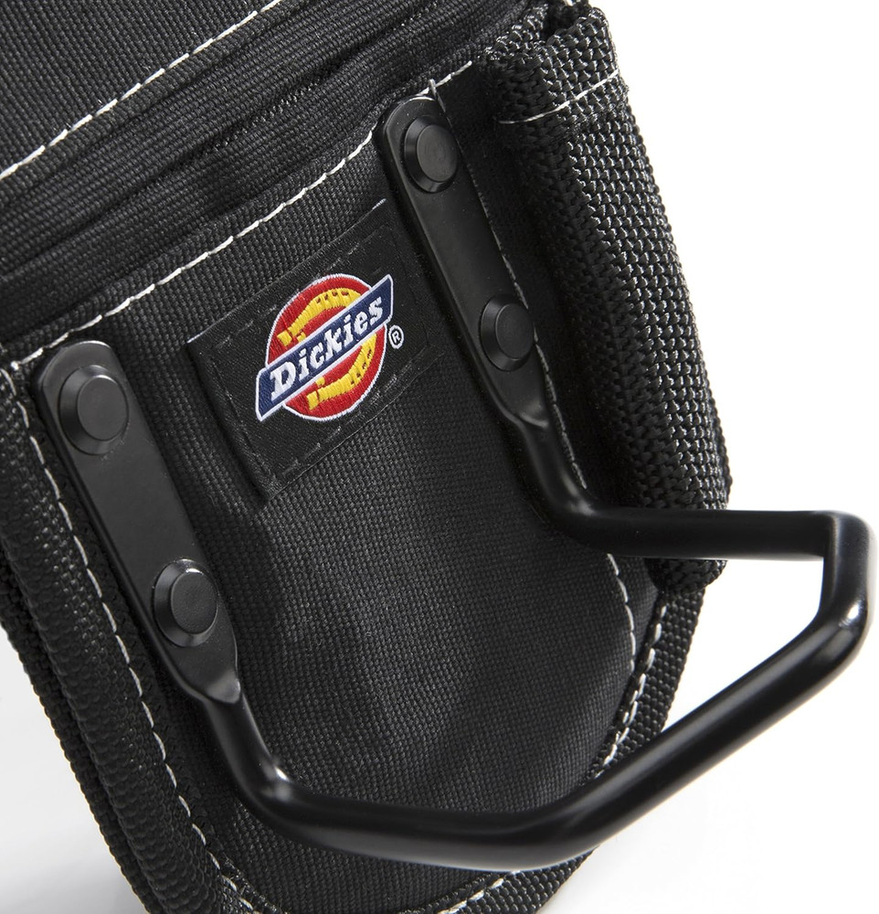 2-Compartment Hammer Holder for Tool and Work Belts, Durable Canvas, Includes To