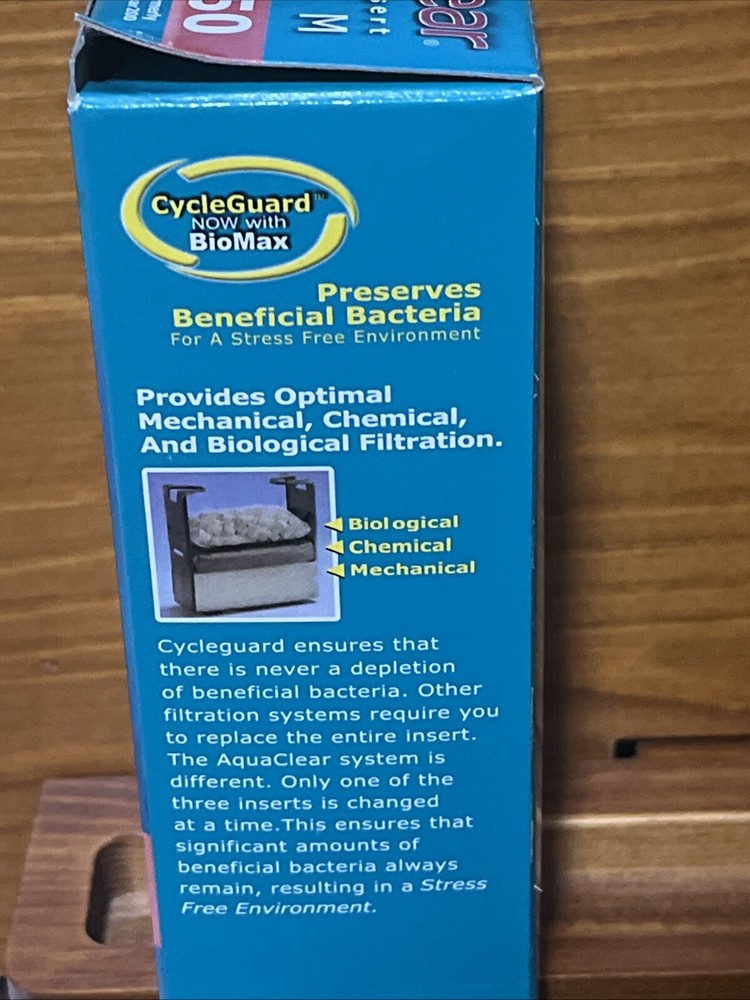 4x AquaClear Activated Carbon & Foam Filter, 50 Gallons Aq. Compatible *New*