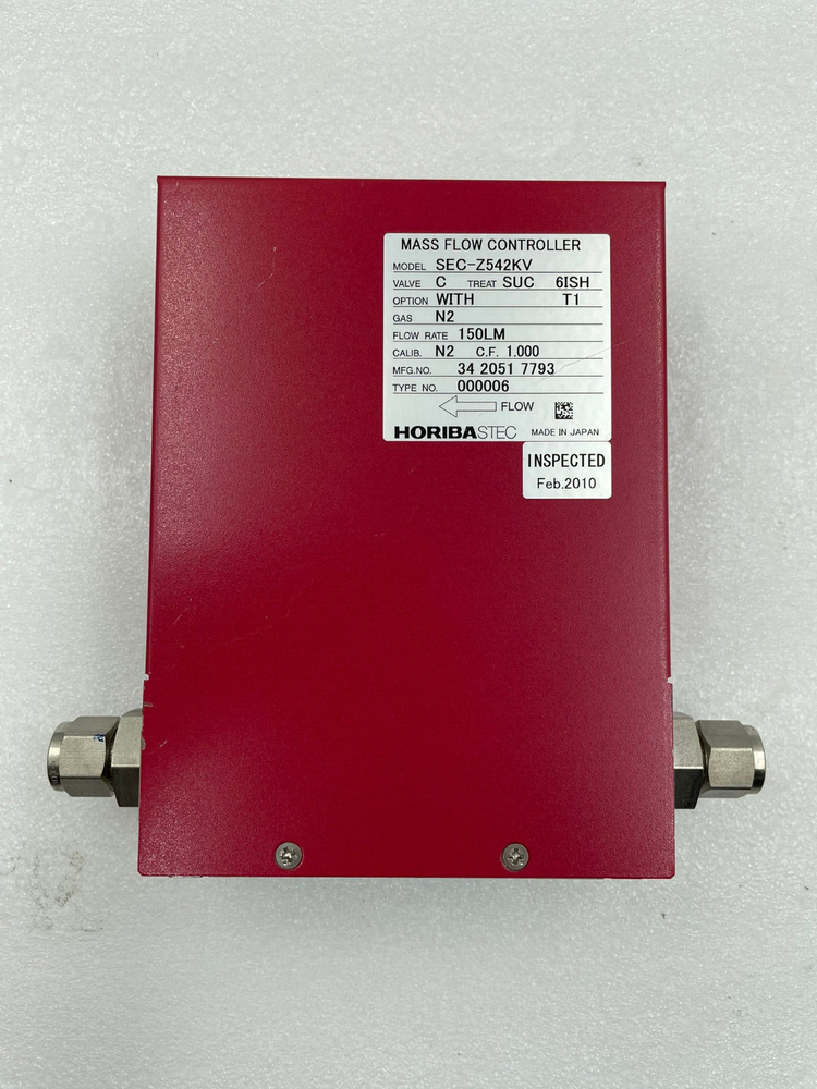 HoribaSTEC SEC-Z524KV Mass Flow Controller 150 SLM N2