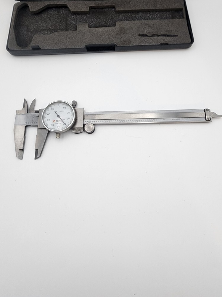 Performance Tool Dial Caliper W80151 Stainless Steel w/Case