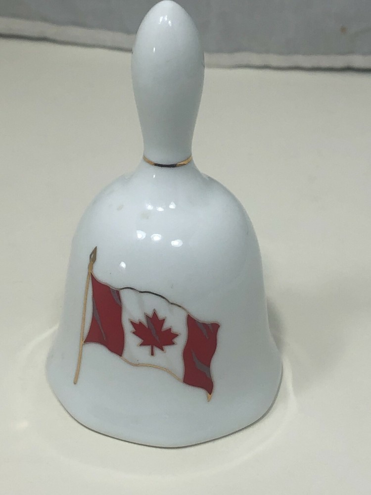 Decorative Canada Flag Bell with Ringer