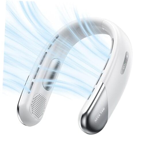 Portable Neck Fan Personal 4000mah Bladeless Cooling Neck Fan Blow Cold Air
