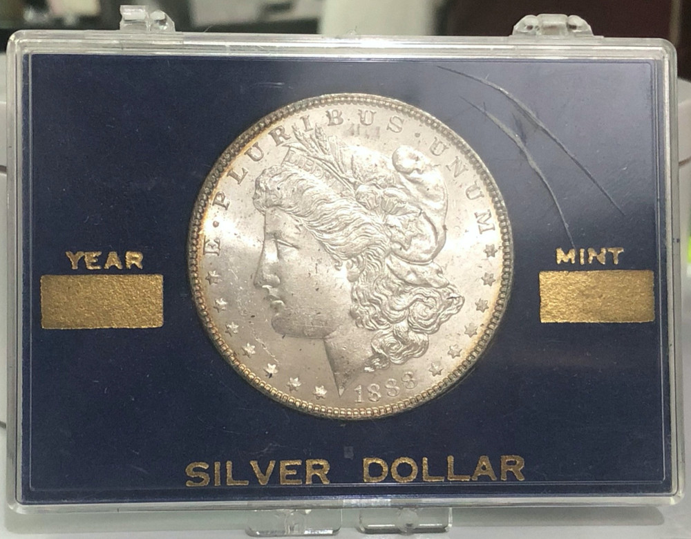 1888 MORGAN DOLLAR SILVER UNC.**