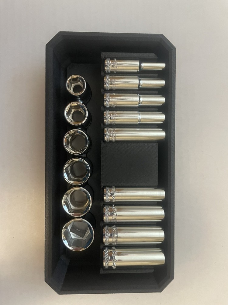 Compact PACKOUT Socket Organizer Tray Milwaukee Storage Expansion