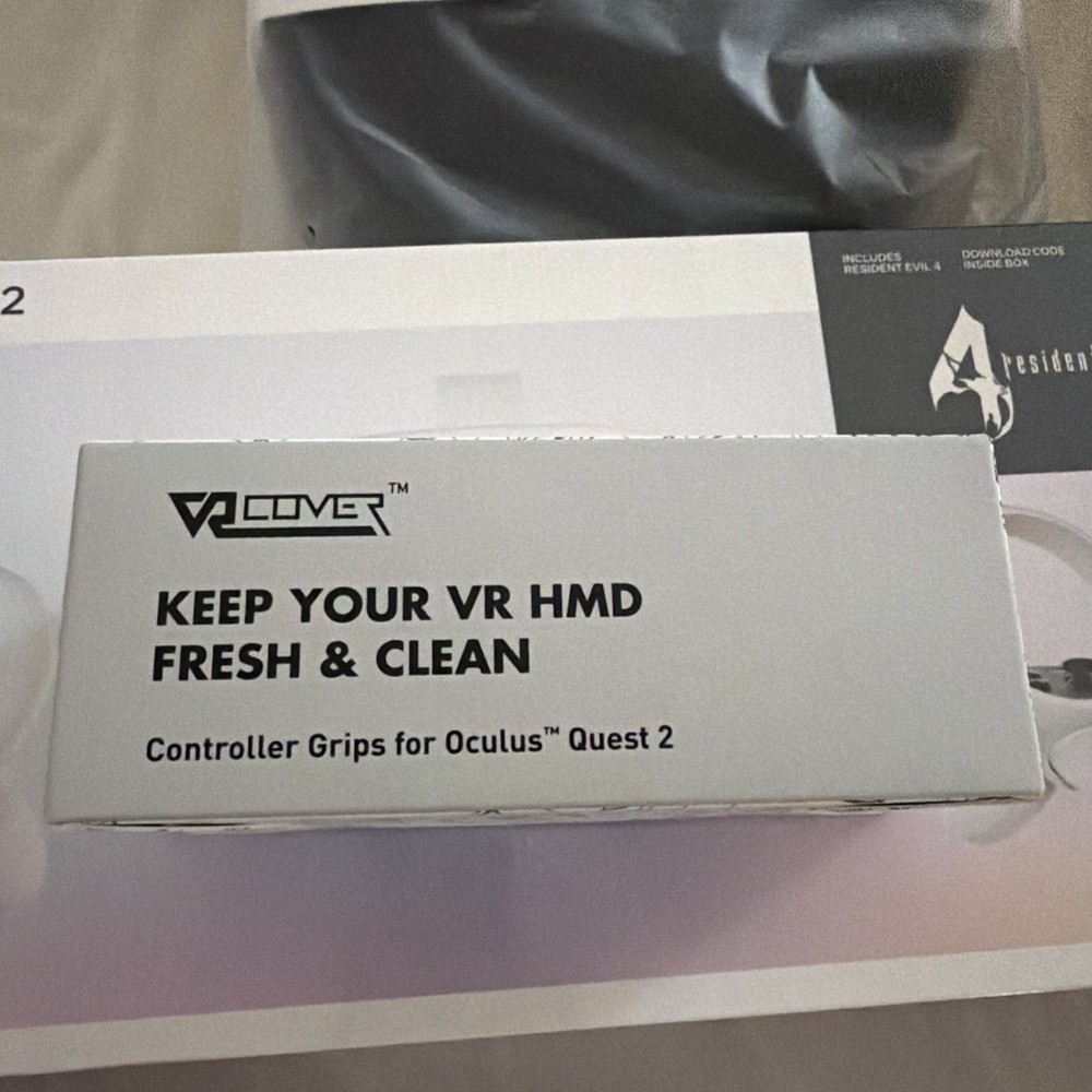 BNIB Meta Quest 2 Virtual Reality Headset BUNDLE + Aubika case + controller grip