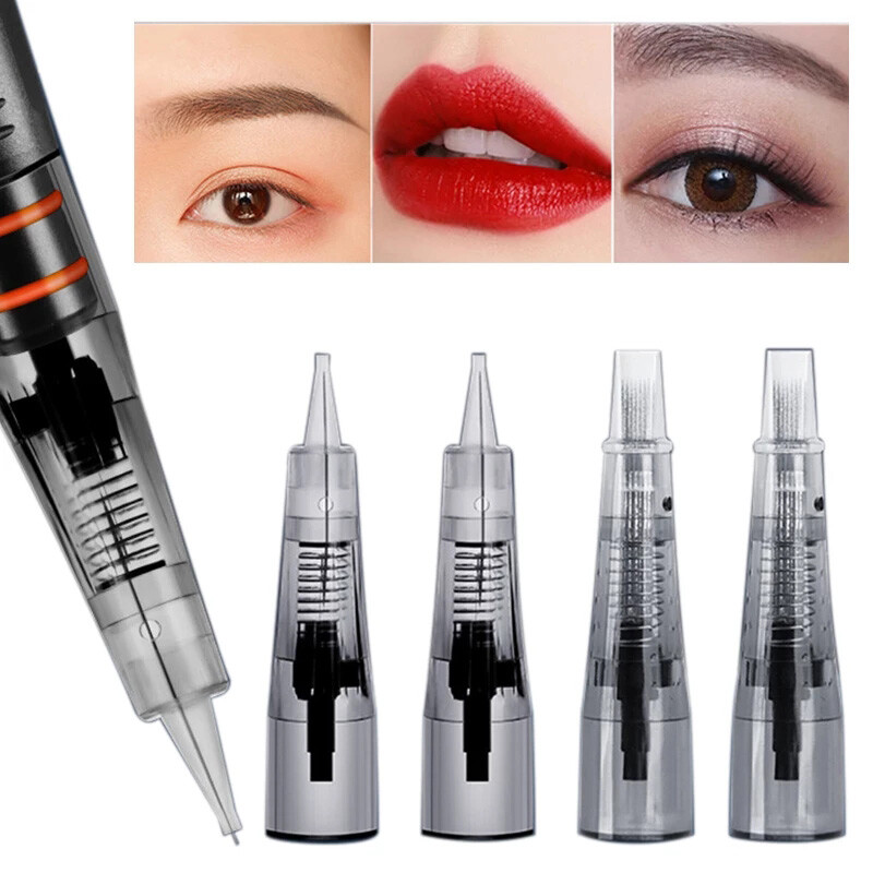 Tattoo Needles Cartridges For Permanent Makeup Eyebrow Lips Microblading