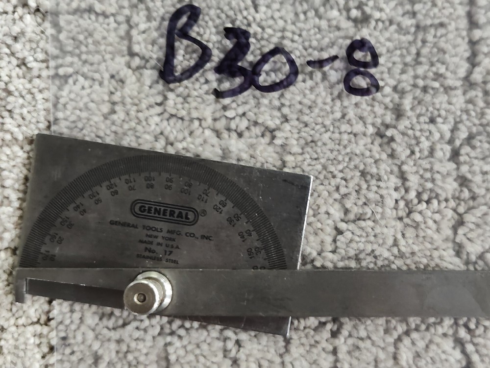 GENERAL MACHINIST'S PROTRACTOR