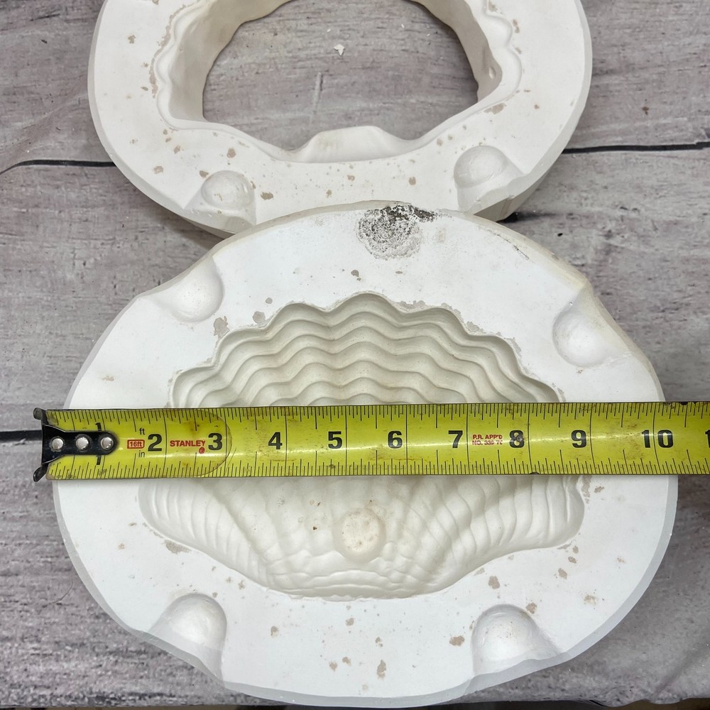 Unbranded Ceramic Casting Mold Sea Shell Figurine