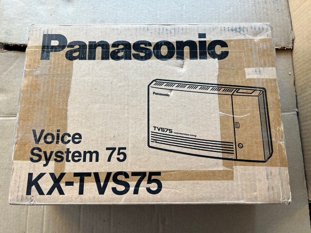 Panasonic KX-TVS75 2-Port Voice Processing Voicemail Unit *New in original box*