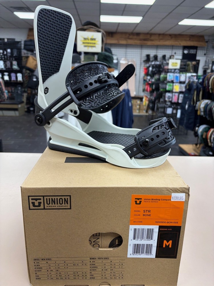 UNION STR MEN'S MEDIUM BONE (25-26) BINDINGS *NEW IN BOX*