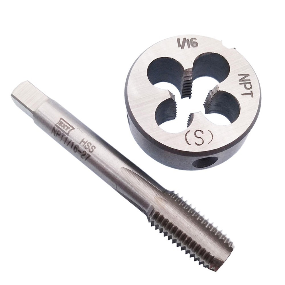 Efficient HSS 1/16 27 NPT Tap & Die Set Offers Efficient Thread Creation