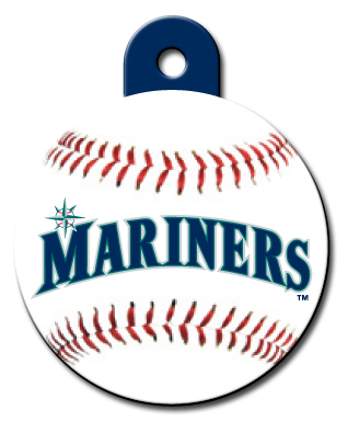 MLB Engraved Seattle Mariners Pet ID Tag fast ssh