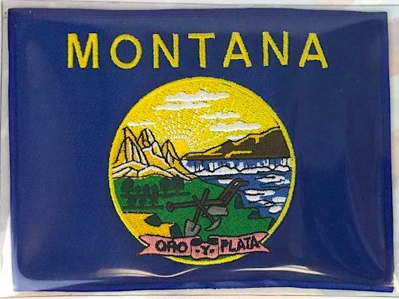 MONTANA ~ Willabee & Ward STATE FLAG PATCH United States Collection ~ PATCH ONLY