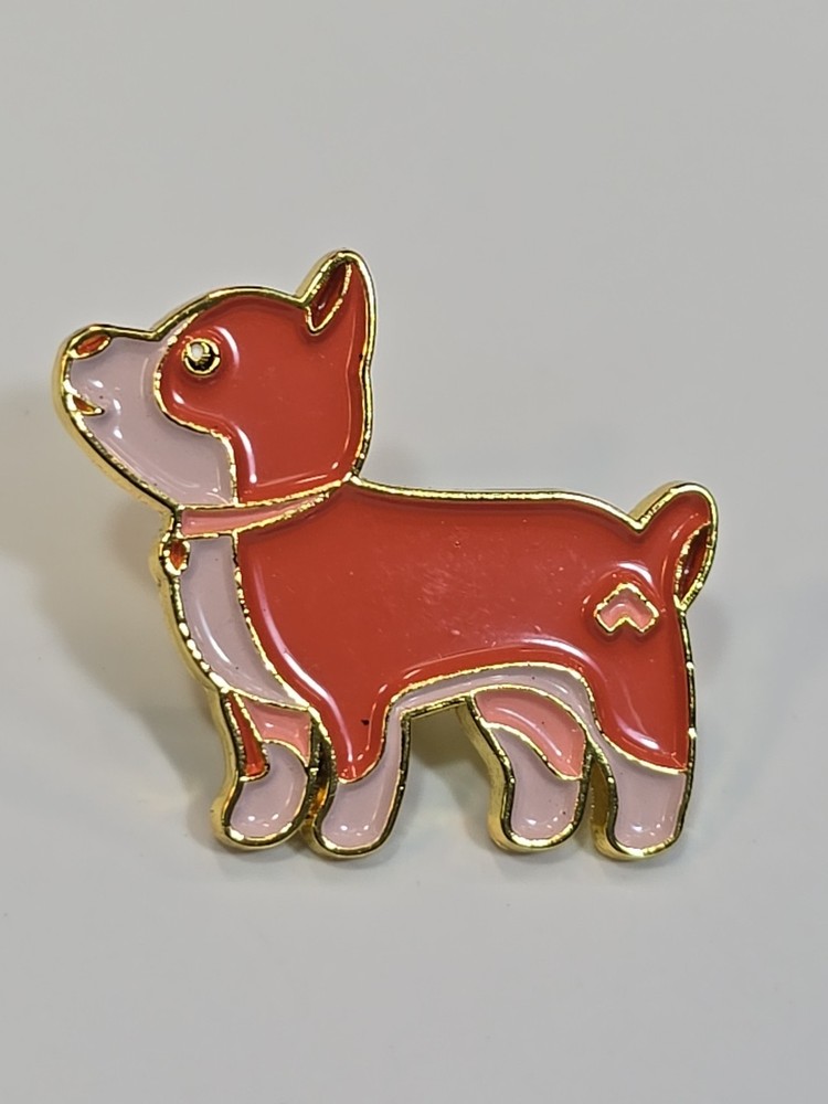 Orange Dog Lapel Pin