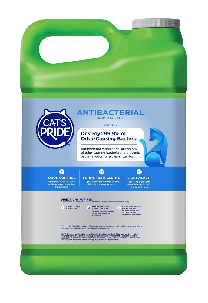 Antibacterial Scented Clumping Litter 12lb Jug