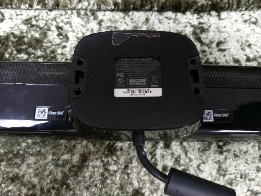 Microsoft Xbox 360 Kinect Connect Black Sensor Bar Model #1414 Pre-Owned